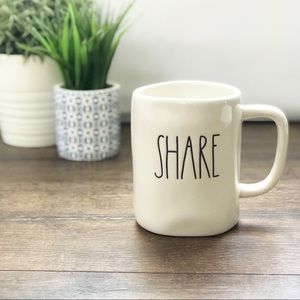 NEW Rae Dunn “SHARE” Ceramic Mug